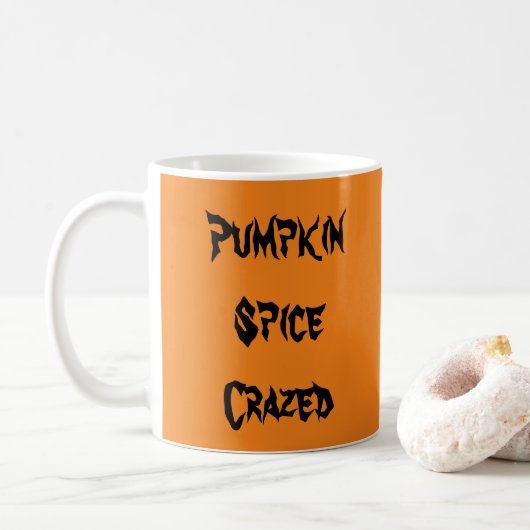 Pumpkin Spice Crazed Koffiemok (Met donut)