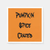 Pumpkin Spice Crazed Servet (Voorkant)