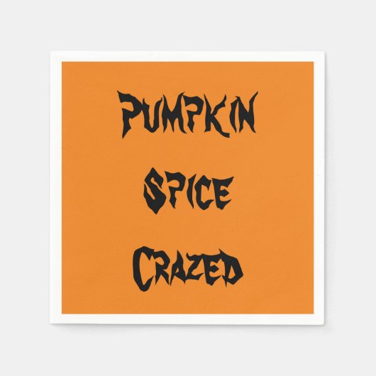 Pumpkin Spice Crazed Servet (Voorkant)