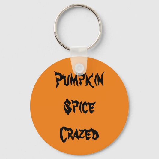Pumpkin Spice Crazed Sleutelhanger (Voorkant)