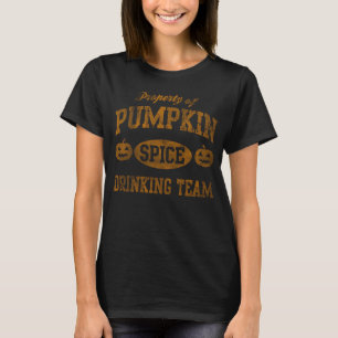 Pumpkin Spice Drink Team Halloween T-shirt