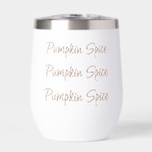 Pumpkin Spice Eenvoudige Stijlvolle Script Typogra