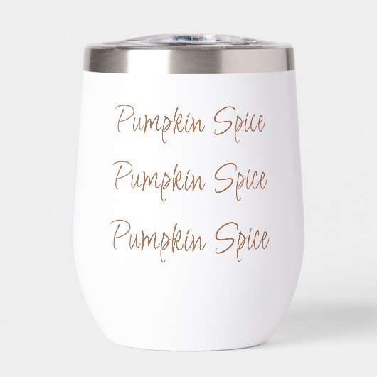 Pumpkin Spice Eenvoudige Stijlvolle Script Typogra (Voorkant)