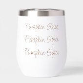 Pumpkin Spice Eenvoudige Stijlvolle Script Typogra (Achterkant)