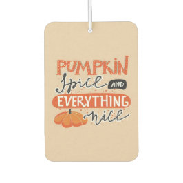 Pumpkin Spice en alles aardig Luchtverfrisser