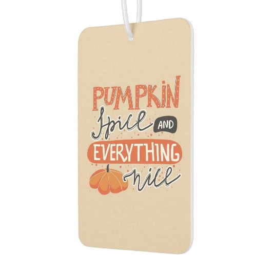Pumpkin Spice en alles aardig Luchtverfrisser (Links)