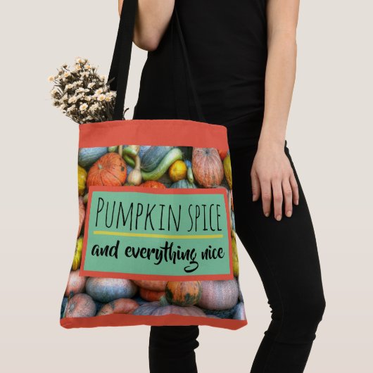 Pumpkin Spice en alles aardig Tote Bag (Dichtbij)