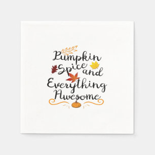 Pumpkin Spice en alles is leuk - Halloween C Servet