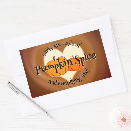 Pumpkin Spice (en alles lekker) Sticker (Envelop)