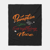 Pumpkin Spice en alles leuke slogan Fleece Deken (Voorkant)