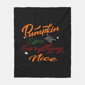 Pumpkin Spice en alles leuke slogan Fleece Deken