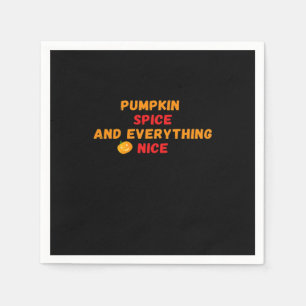 Pumpkin Spice en alles leuke slogan Halloween Servet