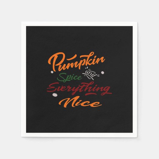 Pumpkin Spice en alles leuke slogan Servet (Voorkant)