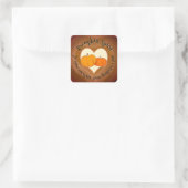 Pumpkin Spice (en alles mooi) Vierkante Sticker (Tas)