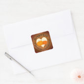 Pumpkin Spice (en alles mooi) Vierkante Sticker (Envelop)