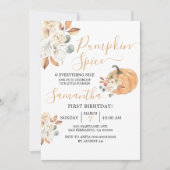 Pumpkin Spice en alles Nice 1 oktober Kaart (Voorkant)