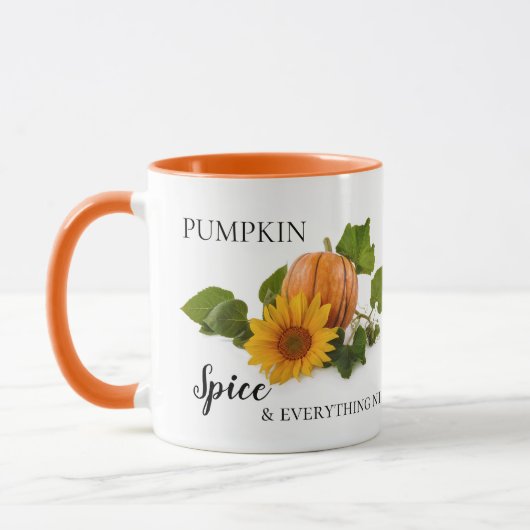 Pumpkin Spice en Alles-Nice Herfst Mok (Links)