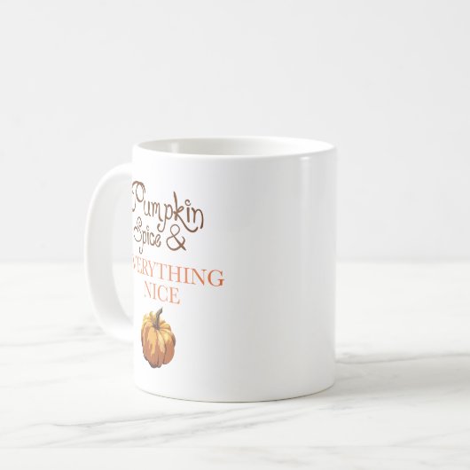 Pumpkin Spice en alles wat de Mok van Nice najaar  (Voorkant links)