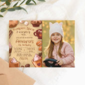 Pumpkin Spice en alles wat leuk is met foto Kaart