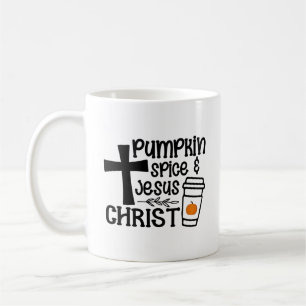 Pumpkin Spice en Jezus Christus Koffiemok