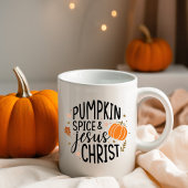 Pumpkin Spice en Jezus Christus Koffiemok