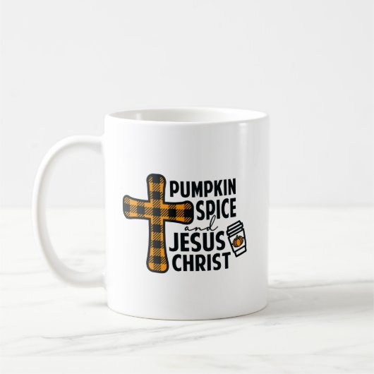 Pumpkin Spice en Jezus Christus Koffiemok (Links)