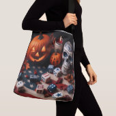 Pumpkin Spice en Liberty Dice Crossbody Tas (Dichtbij)
