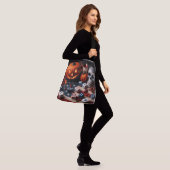 Pumpkin Spice en Liberty Dice Crossbody Tas (Op model)