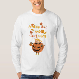 Pumpkin Spice en Scary Nights - Schattigee Hallowe T-shirt