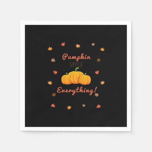Pumpkin Spice Everything Design Classic Servet (Voorkant)