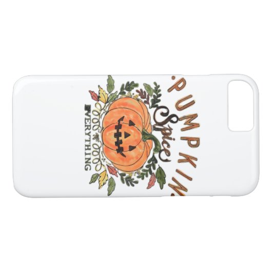 Pumpkin Spice Everything - Halloween Collectie Case-Mate iPhone Case (Achterkant (Horizontaal))
