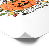 Pumpkin Spice Everything - Halloween Collectie Poster (Hoek)