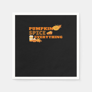 Pumpkin Spice Everything Klassieke slogan Quote Servet