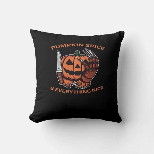 Pumpkin Spice & Everything Leuke grappige meme Kussen (Voorkant)