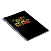 Pumpkin Spice & Everything Leuke Halloween Basic D Notitieboek (Rechterzijde)