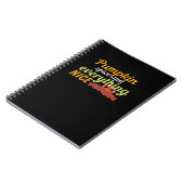Pumpkin Spice & Everything Leuke Halloween Basic D Notitieboek (Linkerzijde)