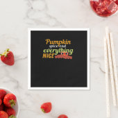 Pumpkin Spice & Everything Leuke Halloween Basic D Servet (Insitu)