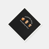 Pumpkin Spice Everything Leuke klassieke slogan Gr Servet (Hoek)