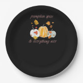 Pumpkin Spice & Everything Leuke Meme Slogan Papieren Bordje (Voorkant)