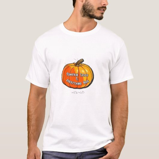 Pumpkin Spice & Everything Leuke Meme Slogan & Quo T-shirt