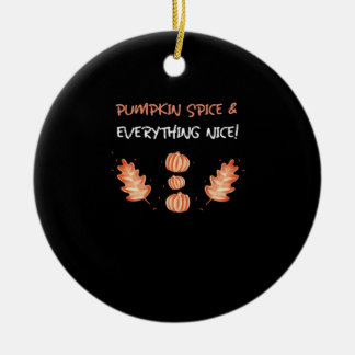 Pumpkin Spice & Everything Mooi! Nieuwe trend Scha Keramisch Ornament