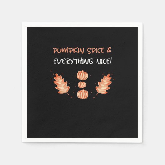 Pumpkin Spice & Everything Mooi! Nieuwe trend Scha Servet (Voorkant)