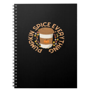 Pumpkin Spice Everything Mooie Herfst Quote Notitieboek