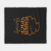 Pumpkin Spice & Everything Mooie Premium Fleece Deken (Voorkant (Horizontaal))