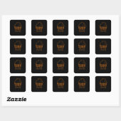 Pumpkin Spice & Everything Mooie Premium Vierkante Sticker (Vel)