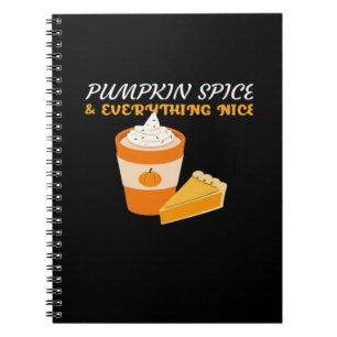 Pumpkin Spice & Everything Mooie Vibes Notitieboek
