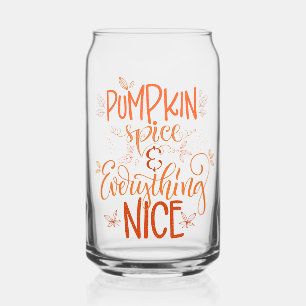 Pumpkin Spice & Everything Nice 2 Blikvorm Glas