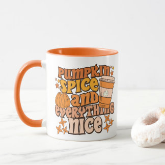 "Pumpkin Spice & Everything Nice" Herfst Seizoen Mok