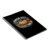 Pumpkin Spice Everything Slogan Quote Notitieboek (Rechterzijde)