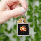 Pumpkin Spice Everything Word Art Sleutelhanger (Hand)